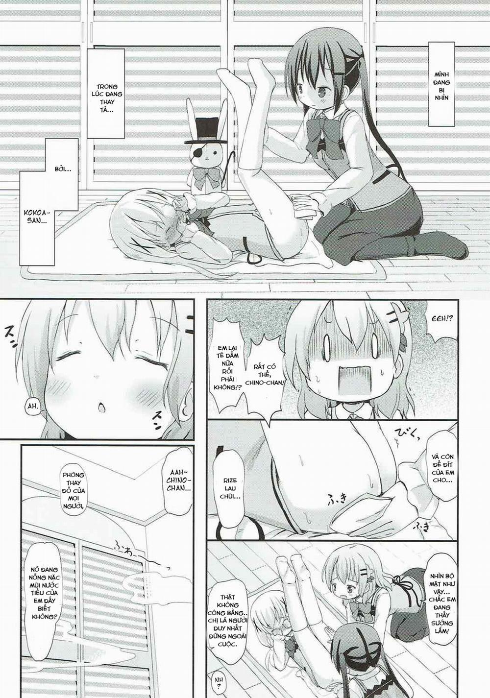Chino-chan no Omata Check (Gochuumon wa Usagi desu ka?) Oneshot trang 19