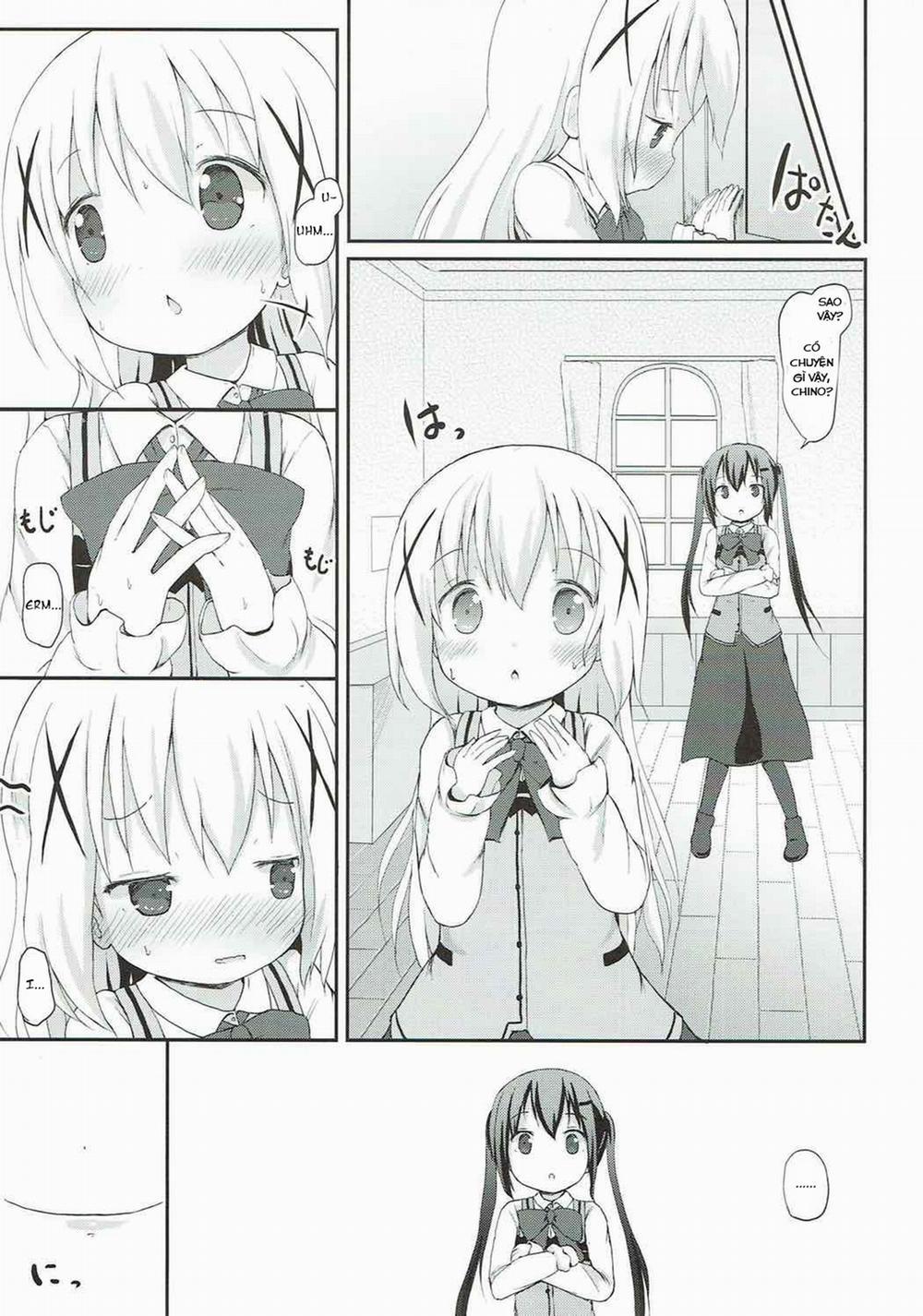 Chino-chan no Omata Check (Gochuumon wa Usagi desu ka?) Oneshot trang 7