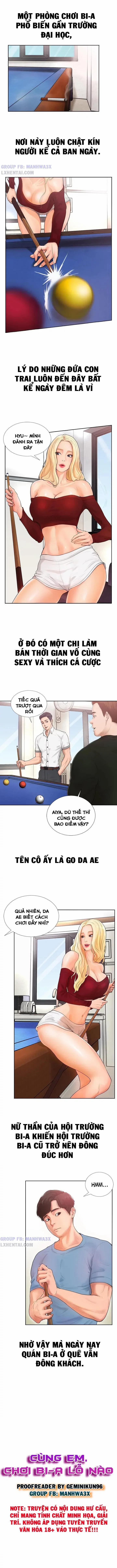 Chơi Bi-a với em gái dâm đãng 1 trang 1