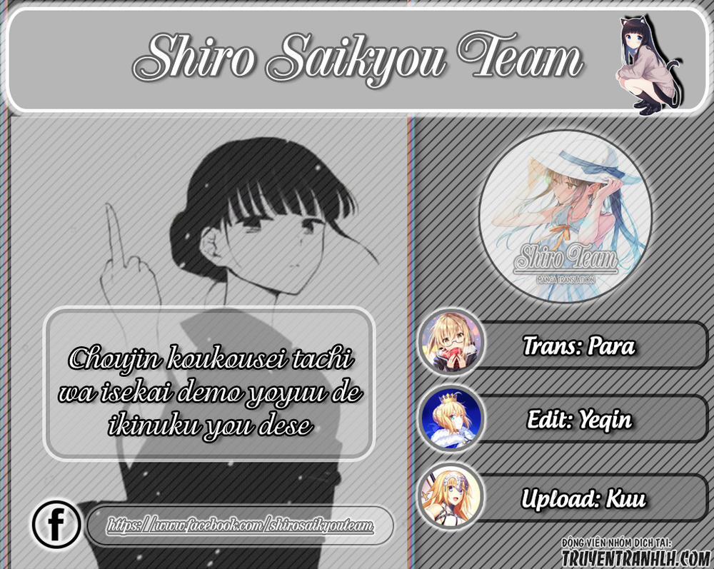 Choujin Koukousei-Tachi Wa Isekai Demo Yoyuu De Ikinuku You Desu 22 trang 1