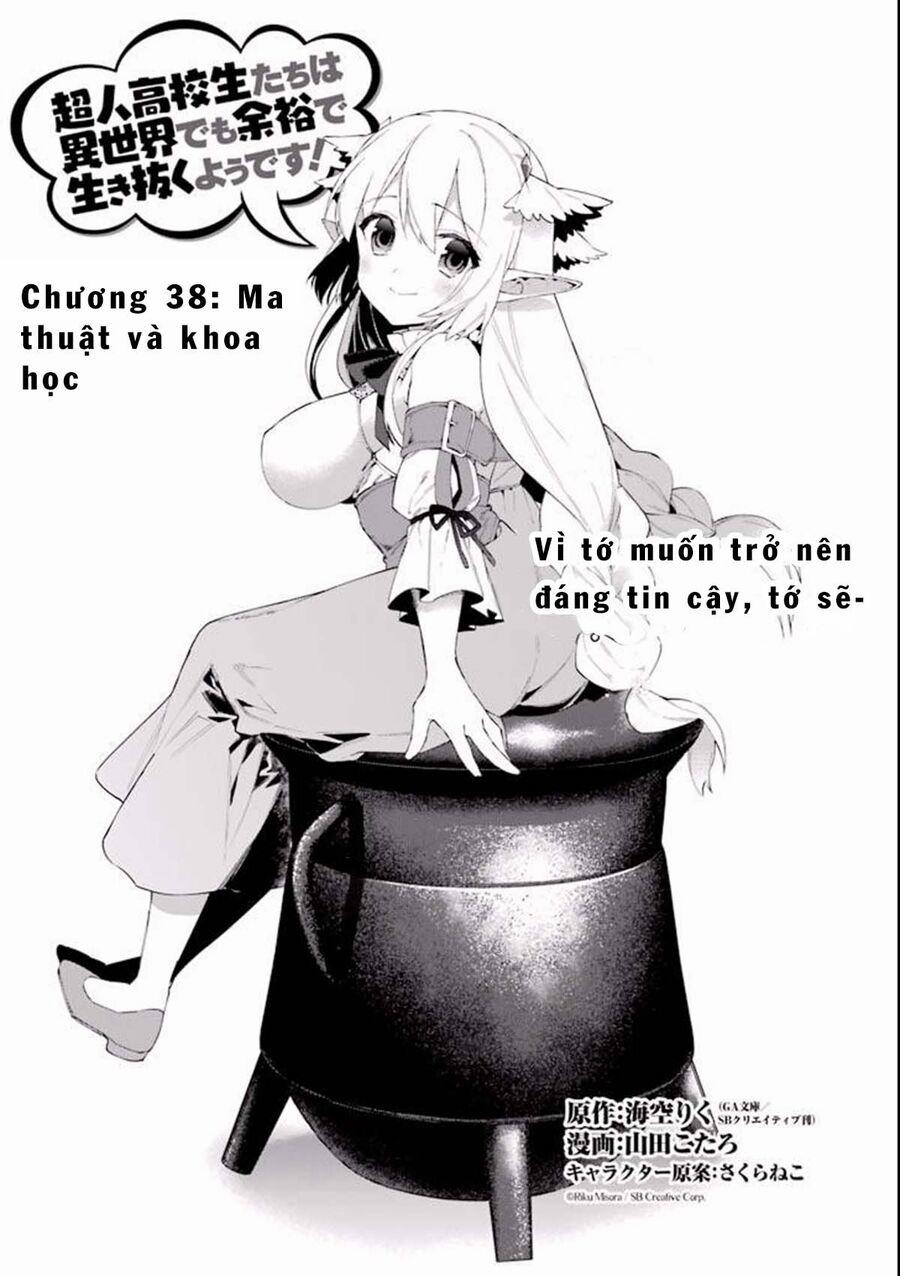 Choujin Koukousei-Tachi Wa Isekai Demo Yoyuu De Ikinuku You Desu 38 trang 3