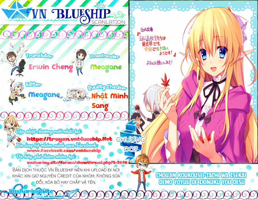 Choujin Koukousei-Tachi Wa Isekai Demo Yoyuu De Ikinuku You Desu 7 trang 0