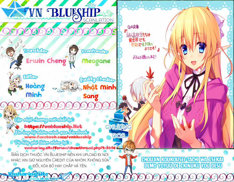 Choujin Koukousei-Tachi Wa Isekai Demo Yoyuu De Ikinuku You Desu 8 trang 0