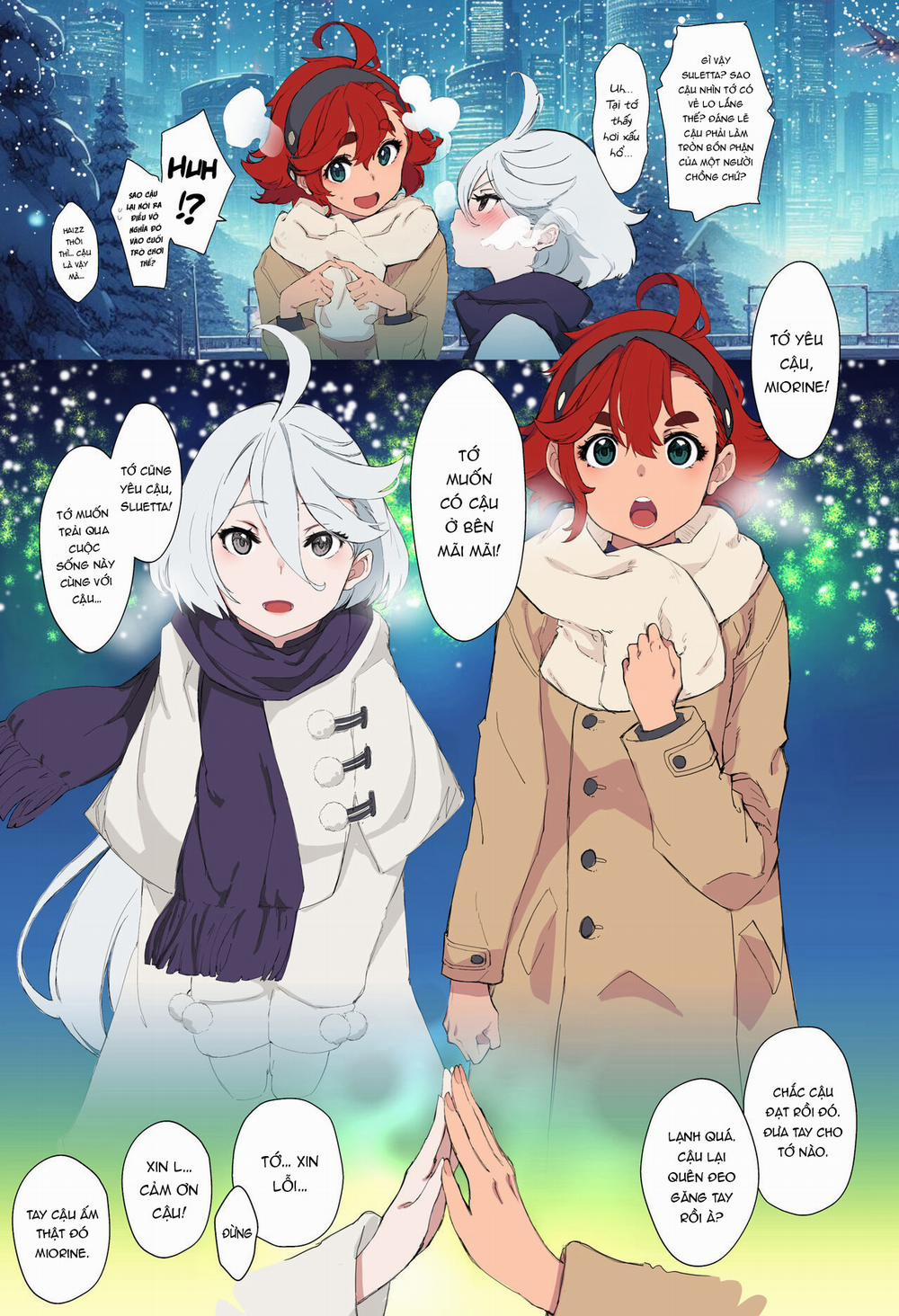 Christmas (Suisei no Majo) Afterward Oneshot trang 3