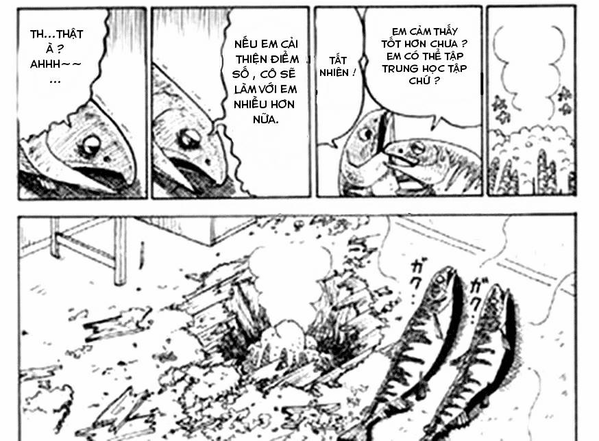 Chú cá hồi lười học Oneshot trang 4
