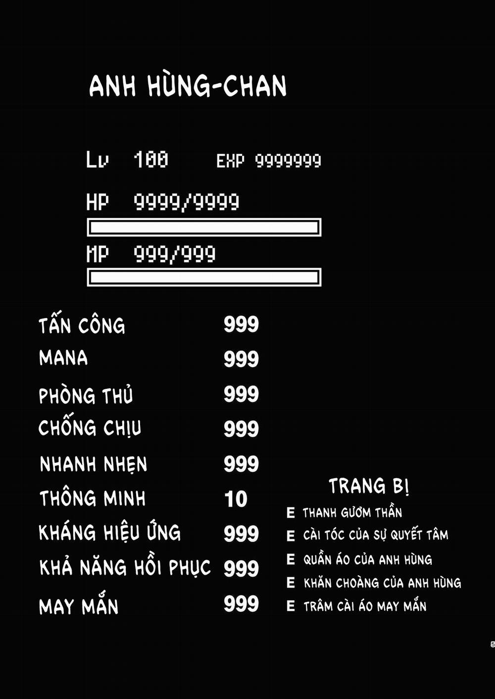 Chuyến phiêu lưu của anh hùng-chan đã đi đến hồi kết Oneshot trang 5