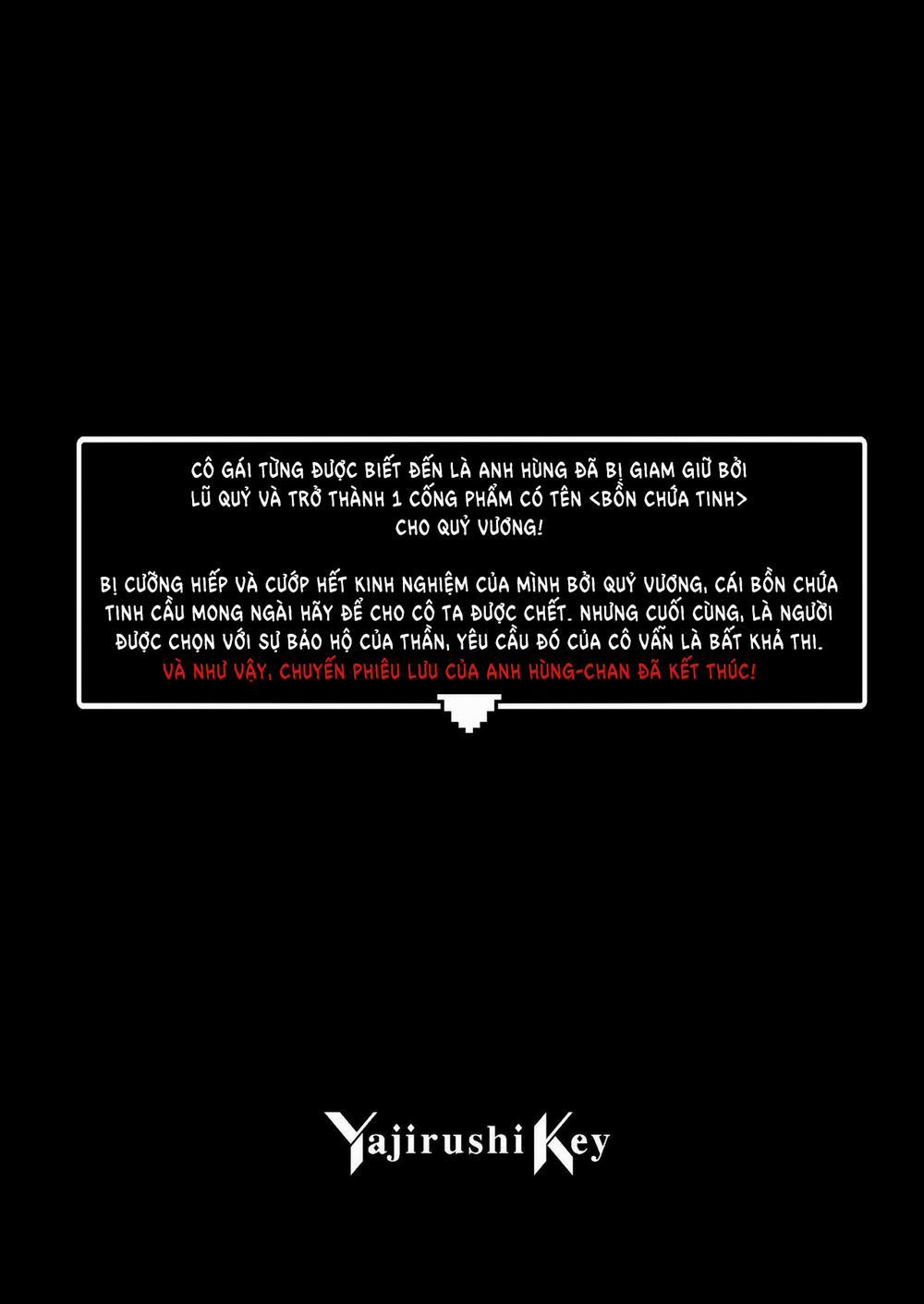 Chuyến phiêu lưu của anh hùng-chan đã đi đến hồi kết Oneshot trang 64