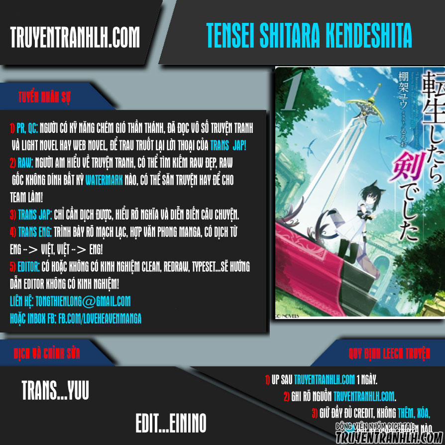 Chuyển Sinh Thành Kiếm 6 trang 0