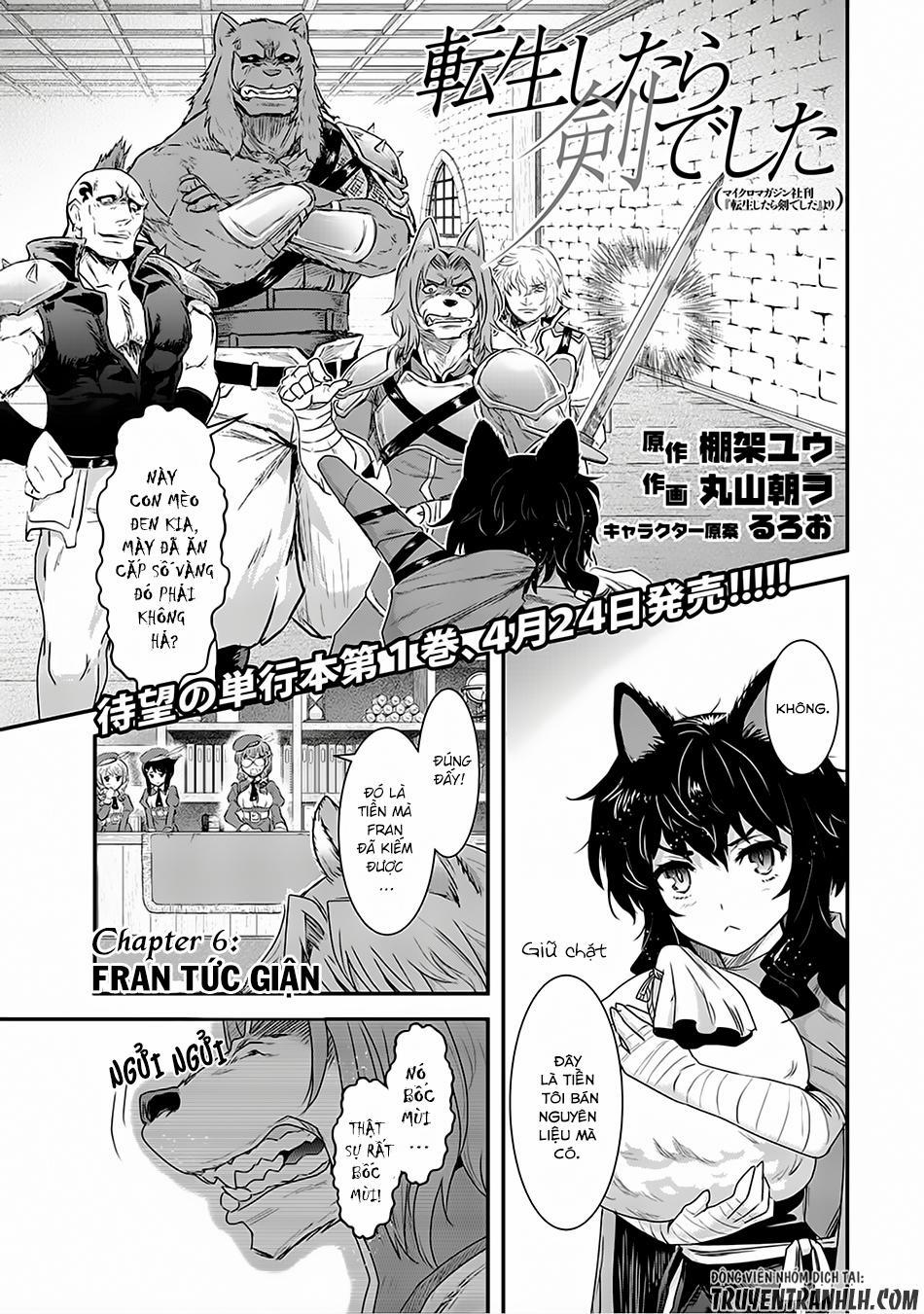 Chuyển Sinh Thành Kiếm 6 trang 1
