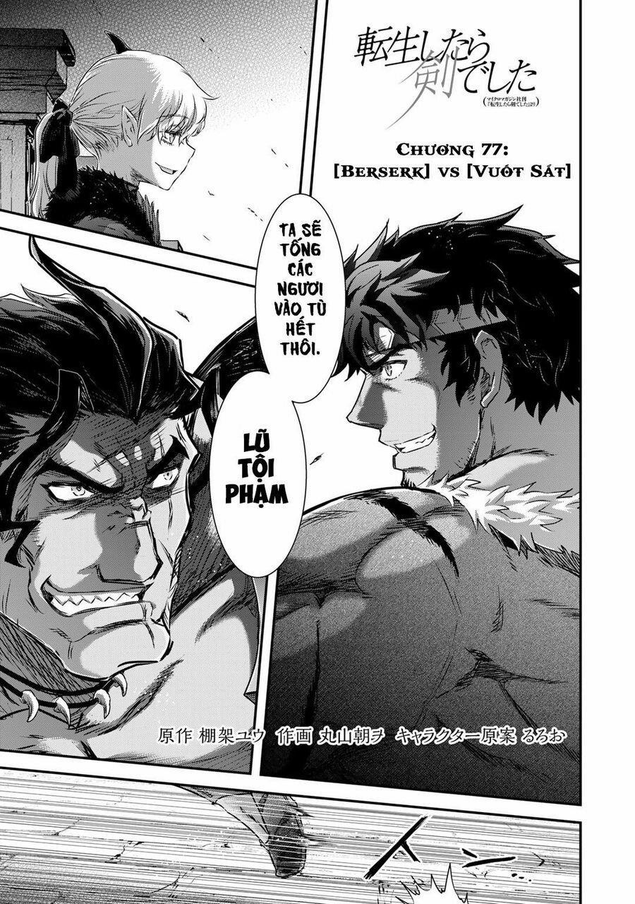 Chuyển Sinh Thành Kiếm 77 trang 1