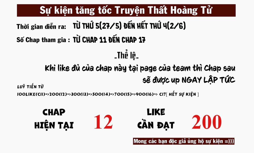 Chuyển Sinh Thành Thất Hoàng Tử 12 trang 1