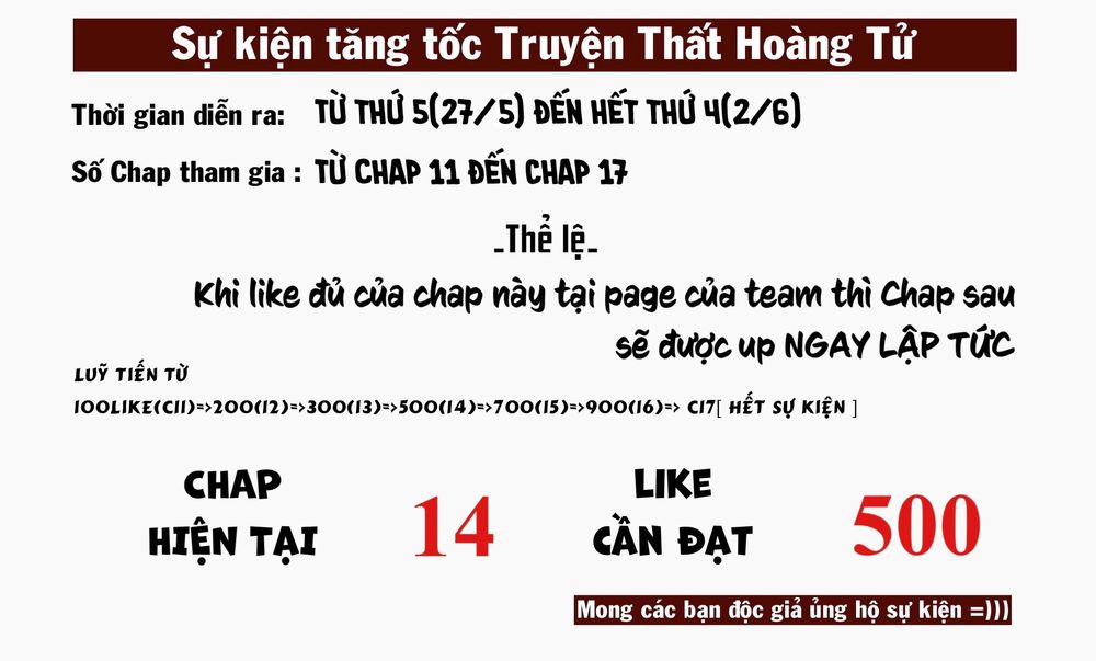 Chuyển Sinh Thành Thất Hoàng Tử 14 trang 1