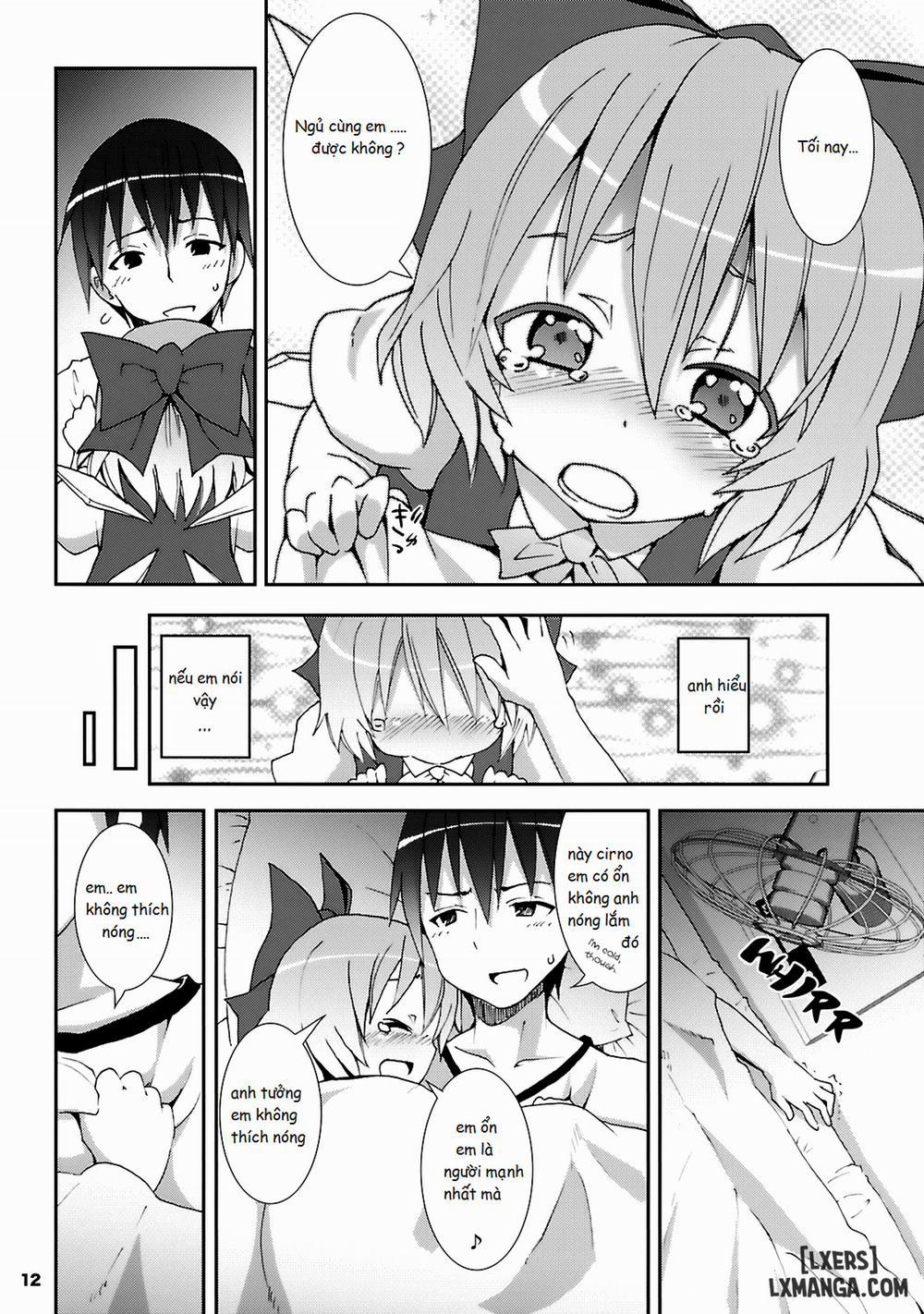 Cirno ga Ouchi ni Yattekita Oneshot trang 11