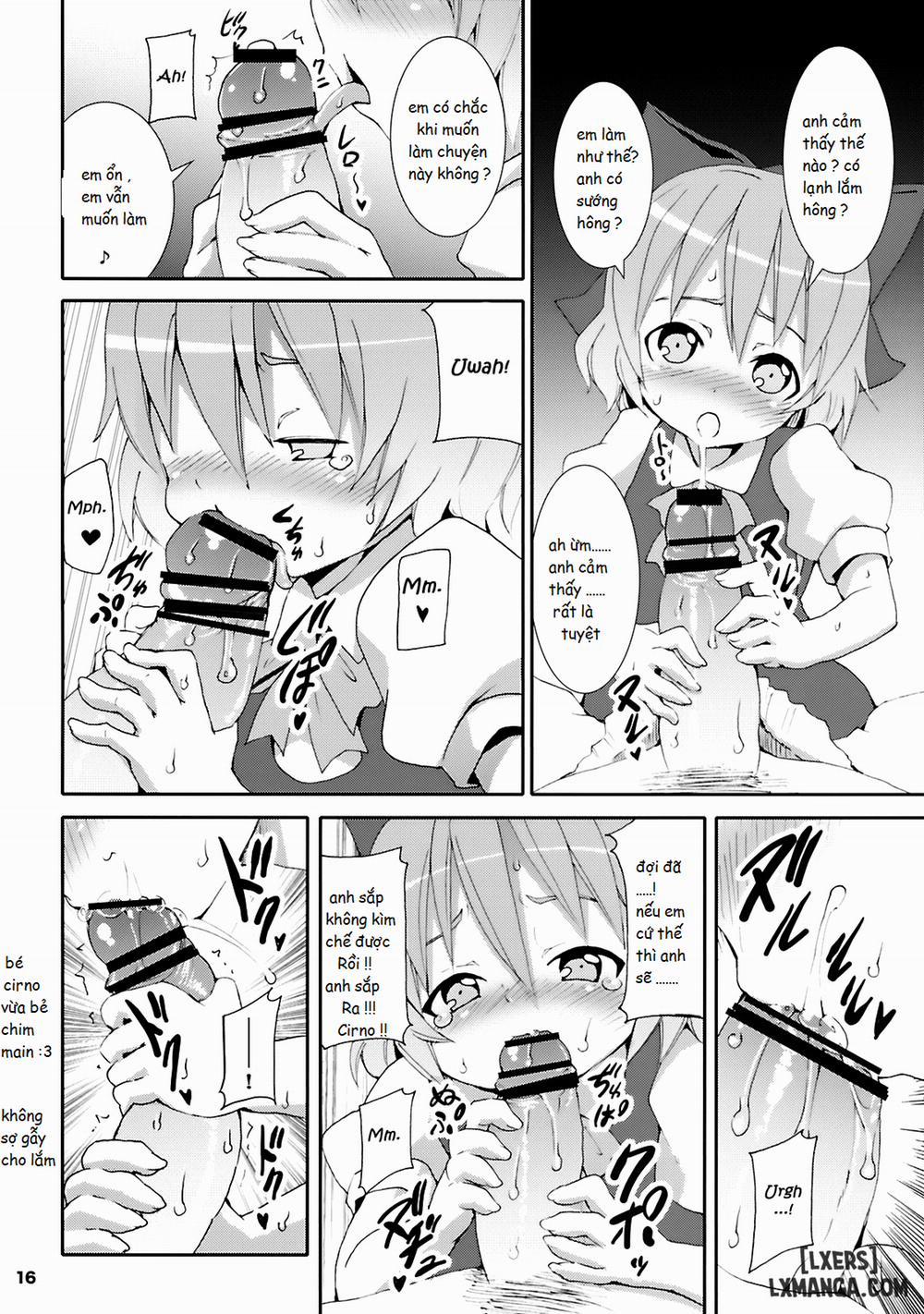 Cirno ga Ouchi ni Yattekita Oneshot trang 15