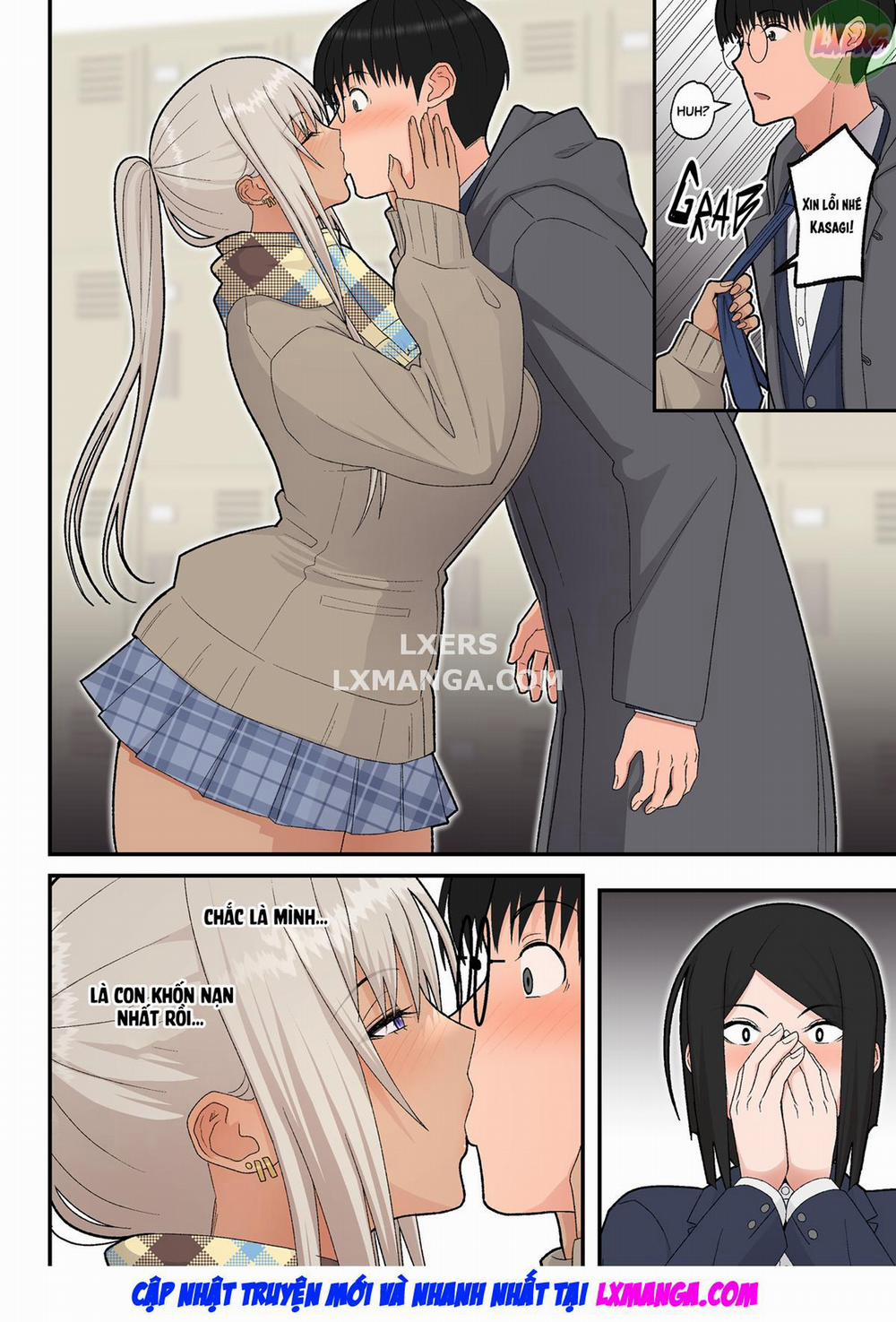 Class no Kinpatsu Kyonyuu Gal to Itya Love Ecchi suru Hanashi Oneshot trang 12