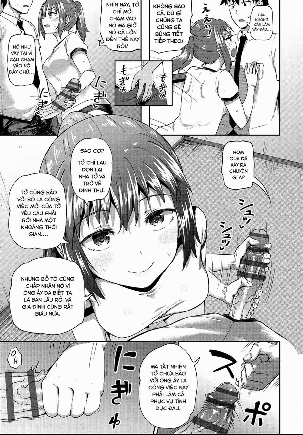 Cô bạn thuở nhỏ là hầu gái mồm lồn của tôi. 4 trang 4