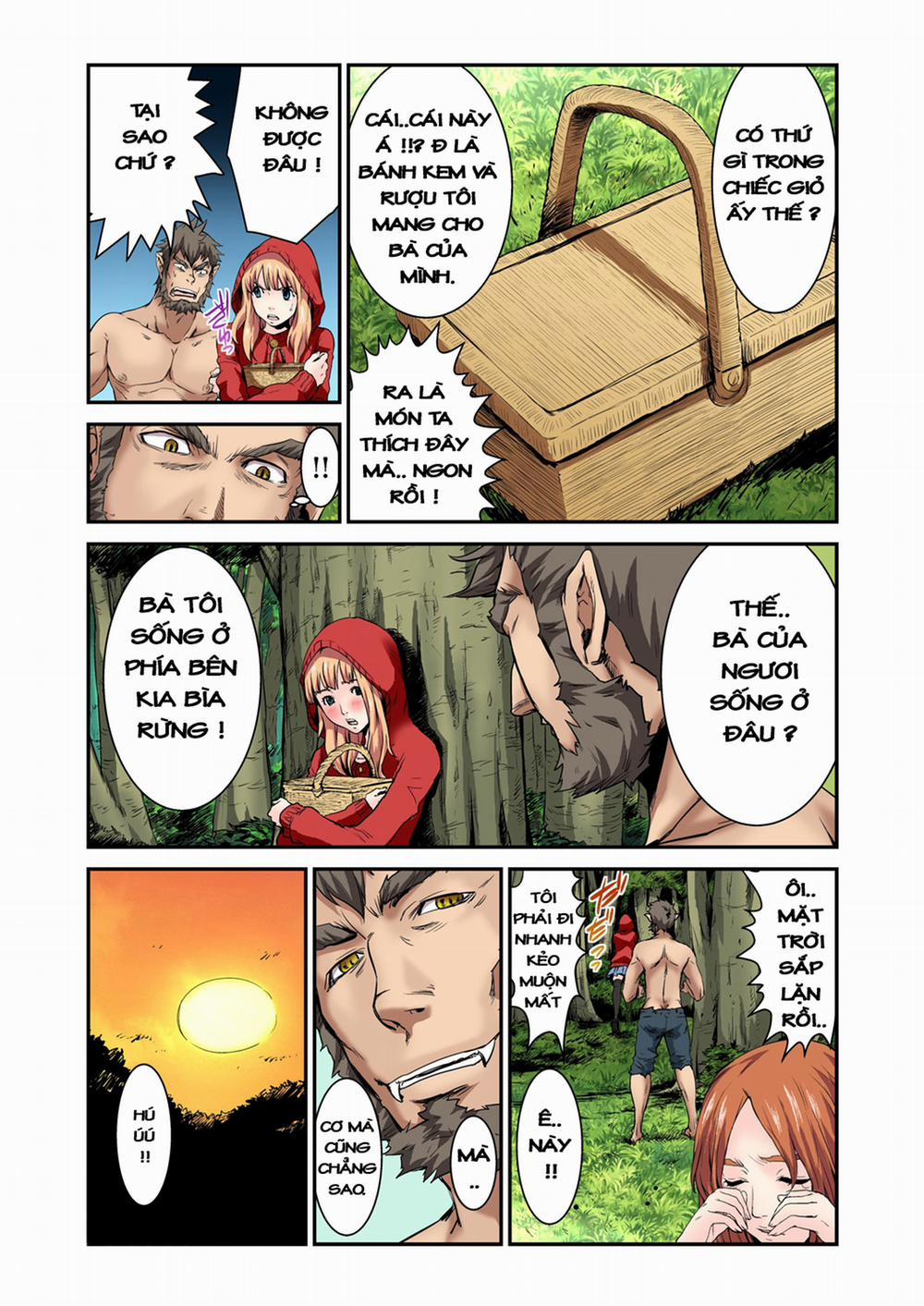 Cô bé quàng khăn đỏ Oneshot trang 12