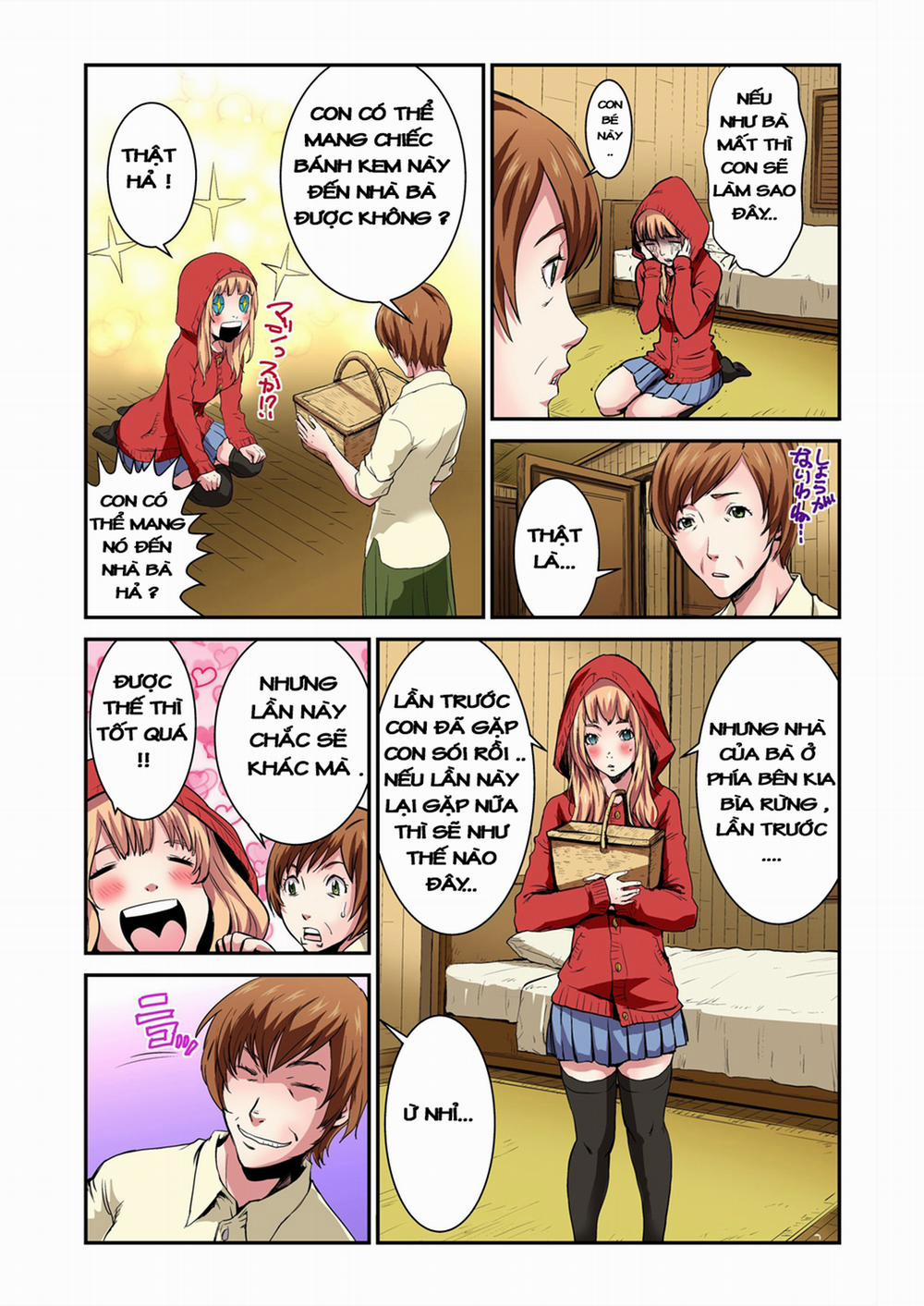 Cô bé quàng khăn đỏ Oneshot trang 3