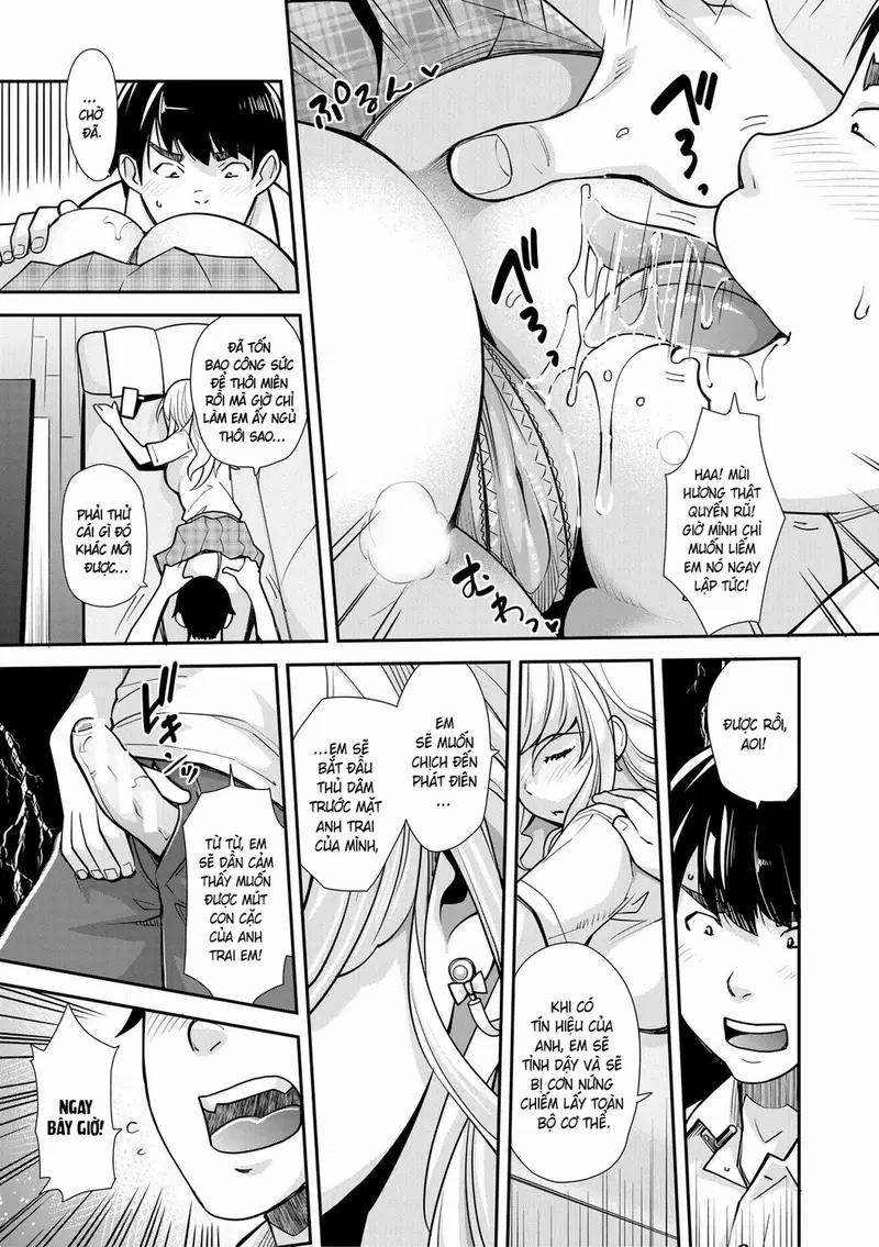 Cô em gái lên đỉnh trong trò chơi thôi miên 0 1 trang 12