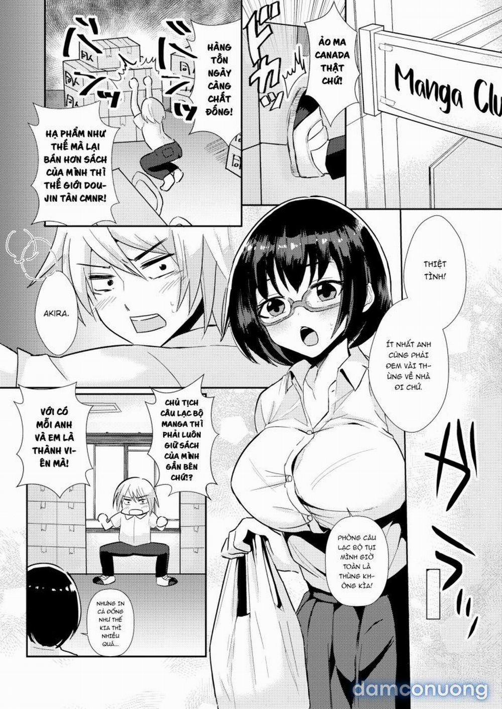 Cô Em Khóa Dưới Mộc Mạc Cùng Câu Lạc Bộ Của Tôi Đi Làm Người Bán Truyện Ở Quầy 1 trang 2