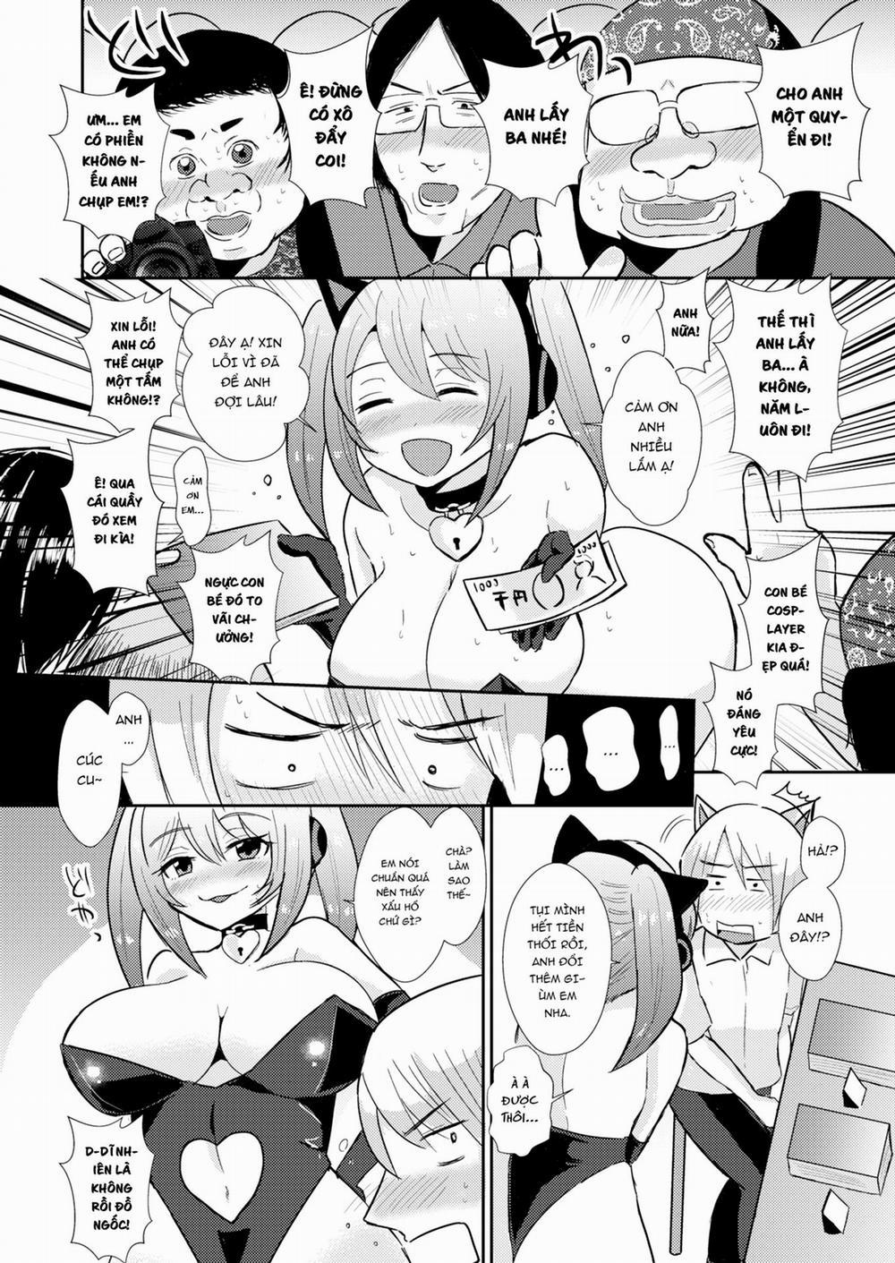 Cô Em Khóa Dưới Mộc Mạc Cùng Câu Lạc Bộ Của Tôi Đi Làm Người Bán Truyện Ở Quầy Oneshot trang 12