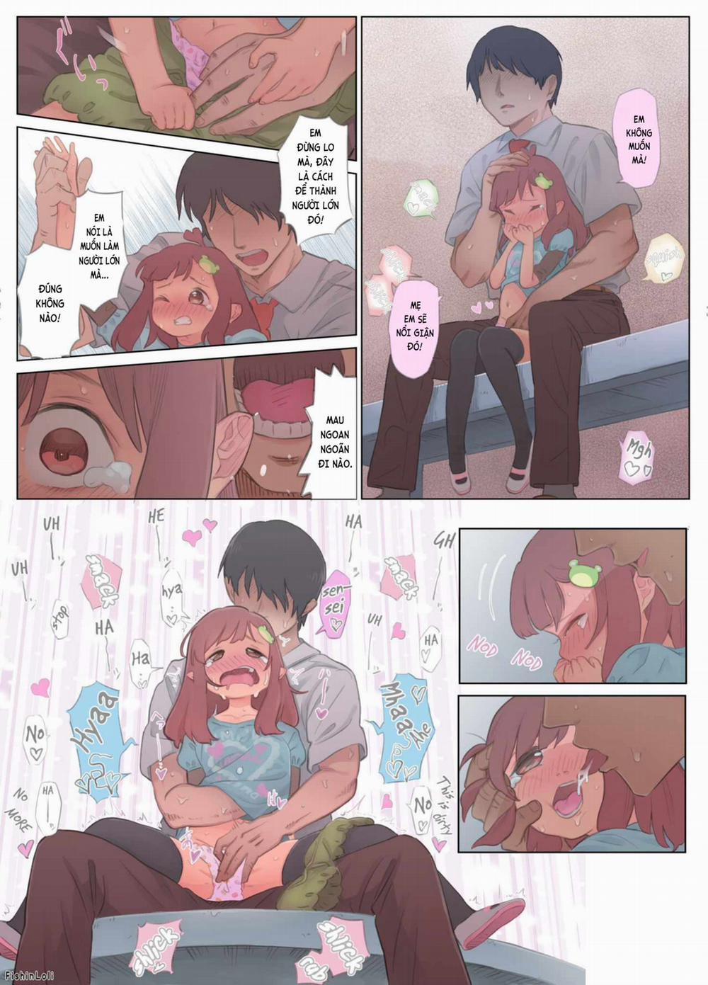 Cô gái ngây thơ Yua-chan - mối tình bị cấm đoán với giáo viên tàn bạo... Oneshot trang 18