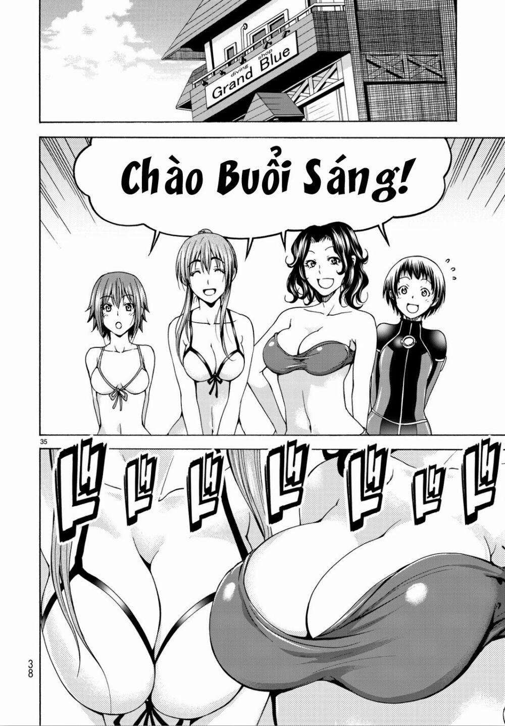 Cô Gái Thích Lặn - Grand Blue 34 trang 38