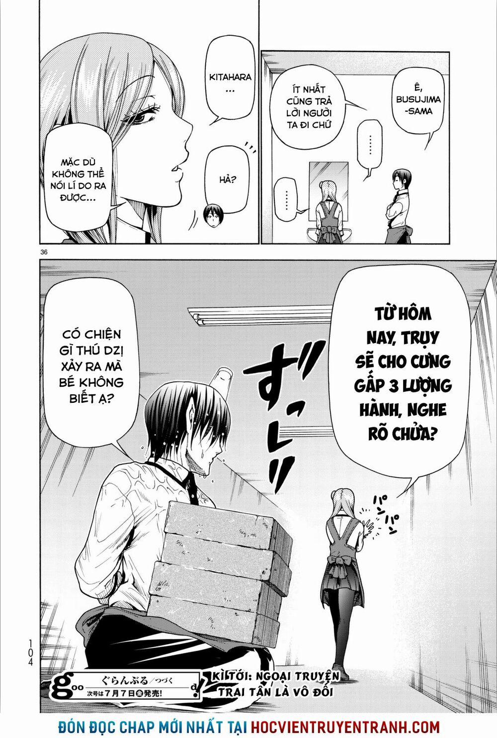 Cô Gái Thích Lặn - Grand Blue 36 trang 38