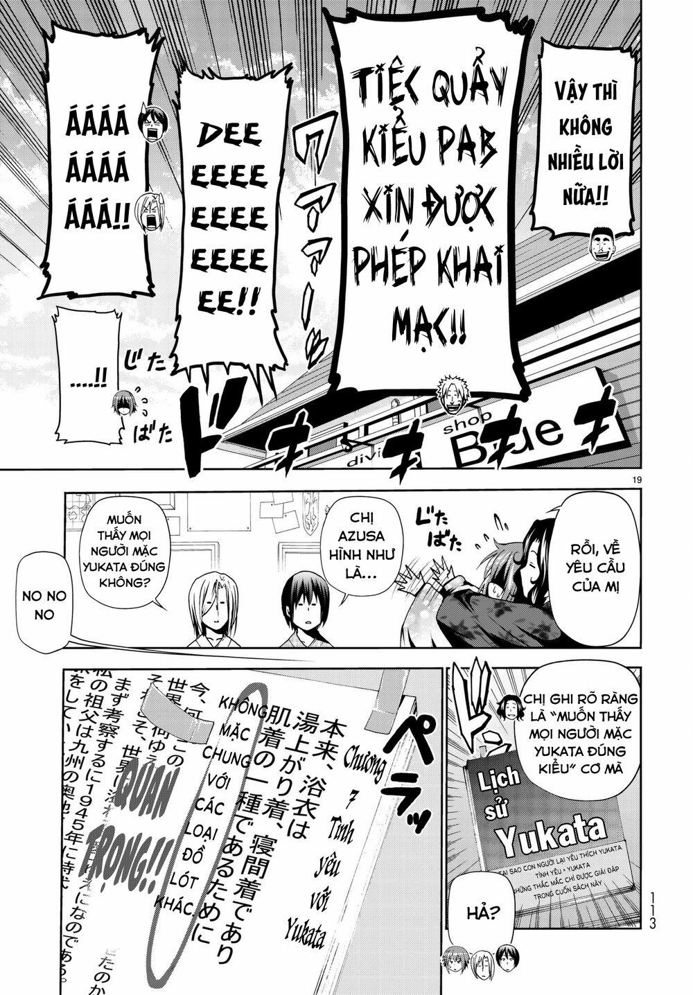 Cô Gái Thích Lặn - Grand Blue 46 trang 22