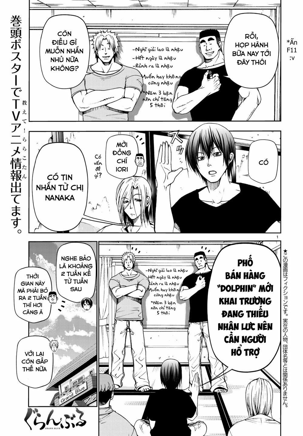 Cô Gái Thích Lặn - Grand Blue 46 trang 4