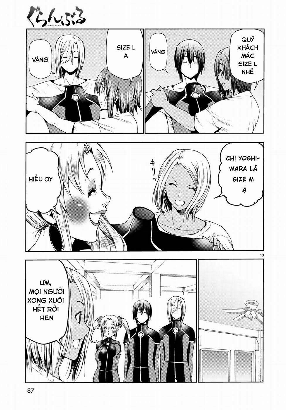 Cô Gái Thích Lặn - Grand Blue 51 trang 13