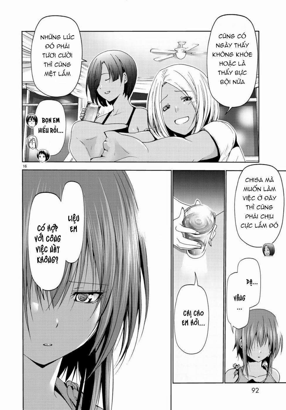 Cô Gái Thích Lặn - Grand Blue 56 trang 16