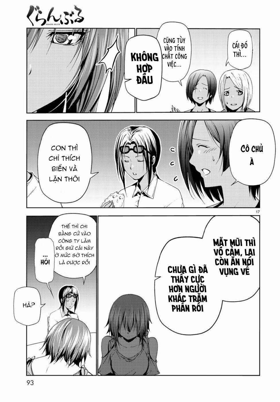 Cô Gái Thích Lặn - Grand Blue 56 trang 17