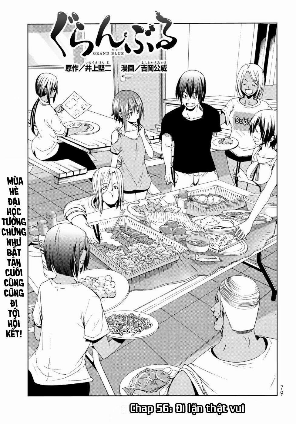 Cô Gái Thích Lặn - Grand Blue 56 trang 3