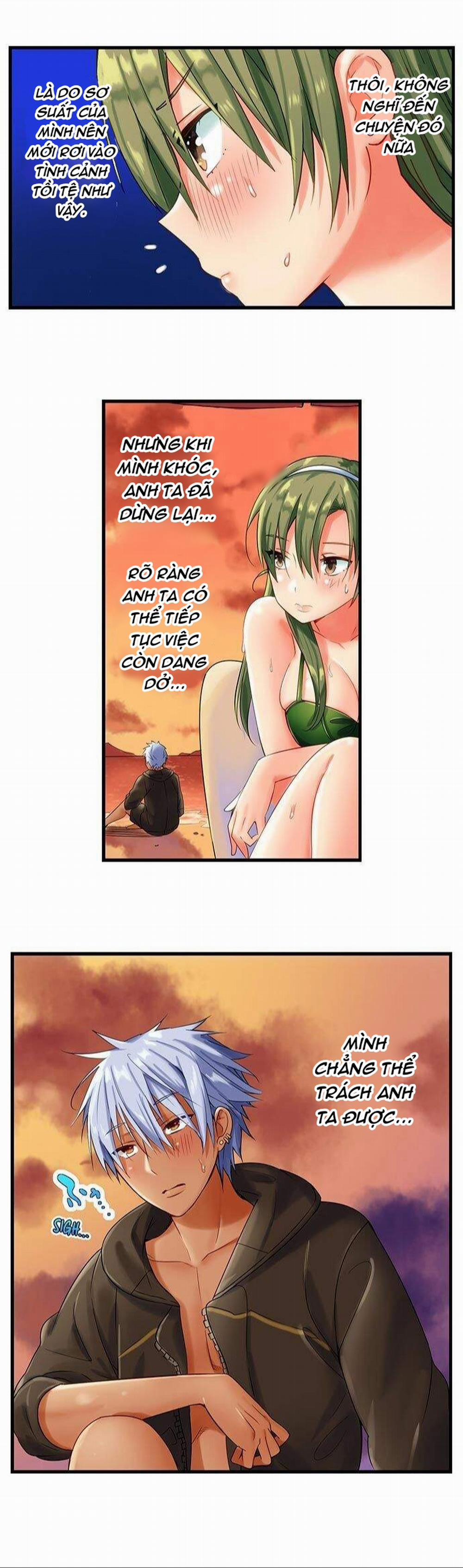 Cô gái trong trắng lên đỉnh tại bãi biển khoả thân! 6 trang 13