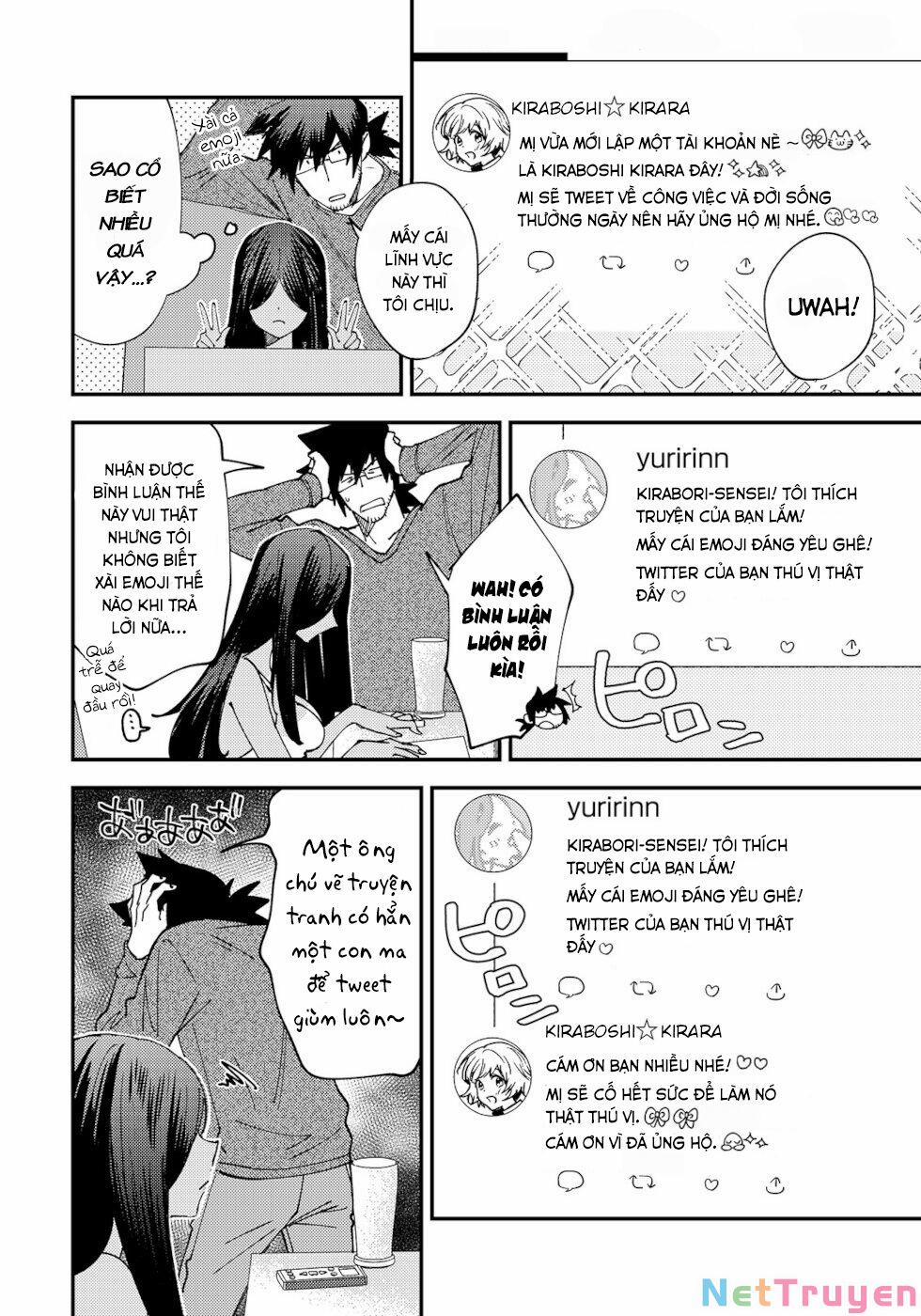 Cô Ma Nữ Lắm Chuyện Và Anh Họa Sĩ Truyện Tranh Ế Ẩm 9 trang 2