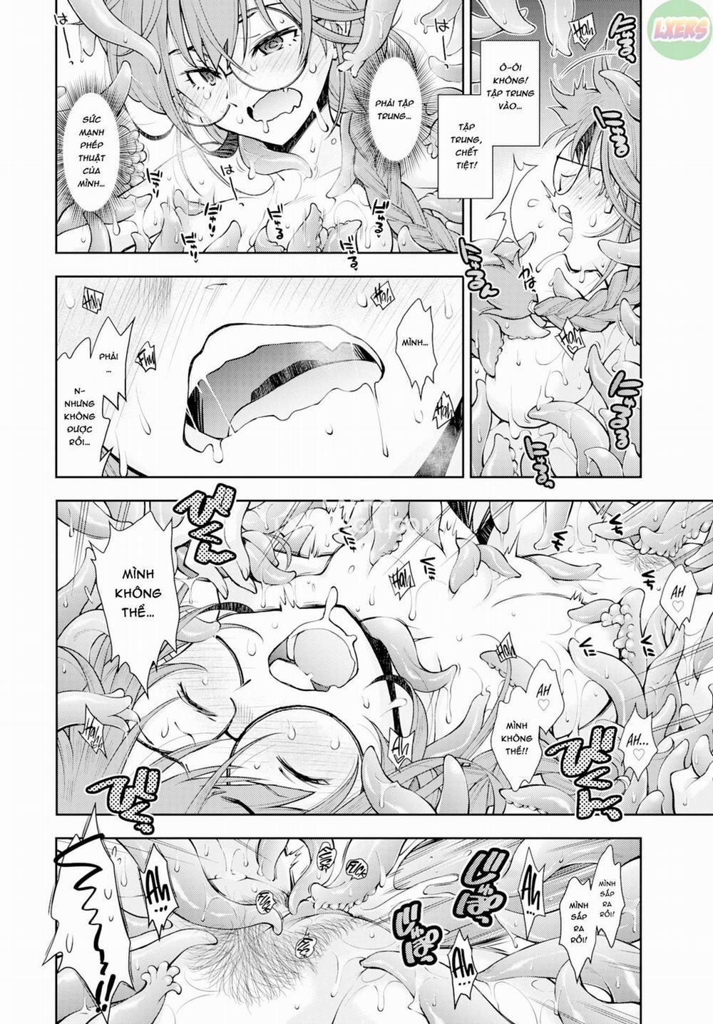 Có một mê cung mà một nữ hiền nhân không thể trốn thoát cho đến khi cô ấy đánh bại các xúc tu Oneshot trang 18