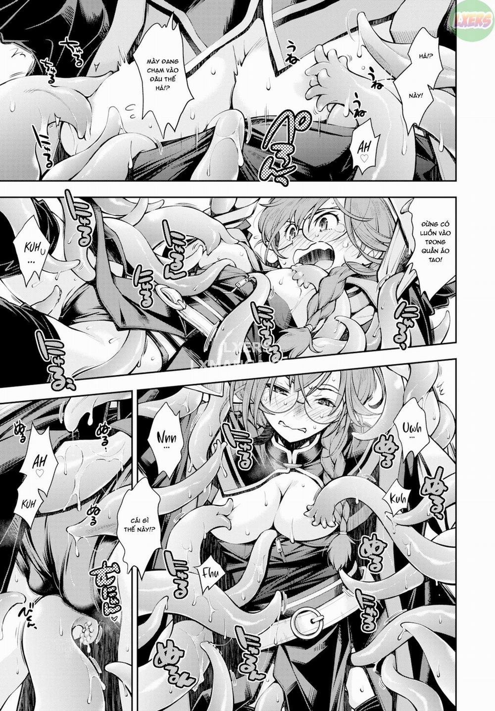 Có một mê cung mà một nữ hiền nhân không thể trốn thoát cho đến khi cô ấy đánh bại các xúc tu Oneshot trang 5