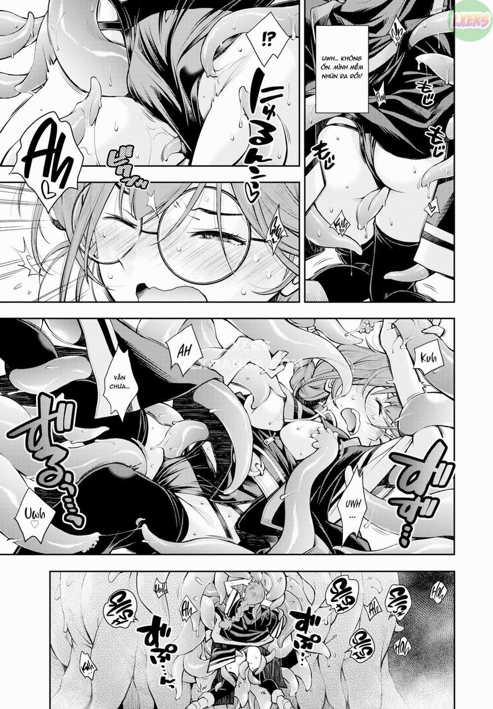 Có một mê cung mà một nữ hiền nhân không thể trốn thoát cho đến khi cô ấy đánh bại các xúc tu Oneshot trang 7