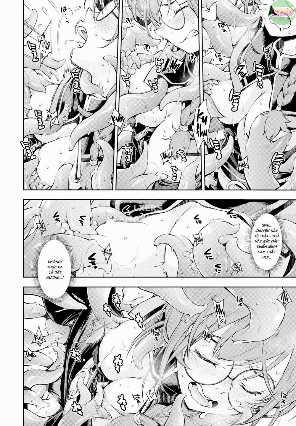 Có một mê cung mà một nữ hiền nhân không thể trốn thoát cho đến khi cô ấy đánh bại các xúc tu Oneshot trang 8