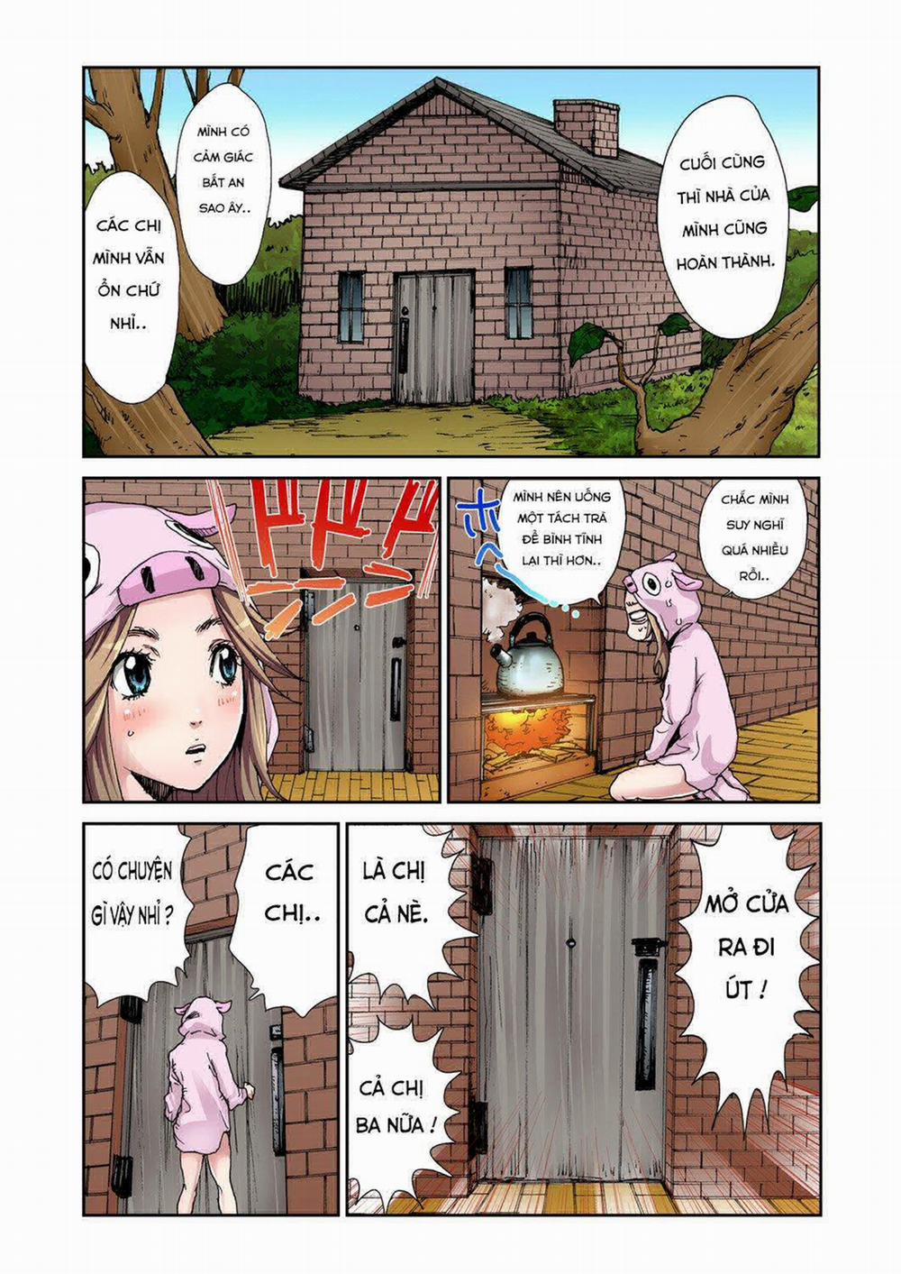 Cổ tích người lớn: Ba chú heo con Oneshot trang 16