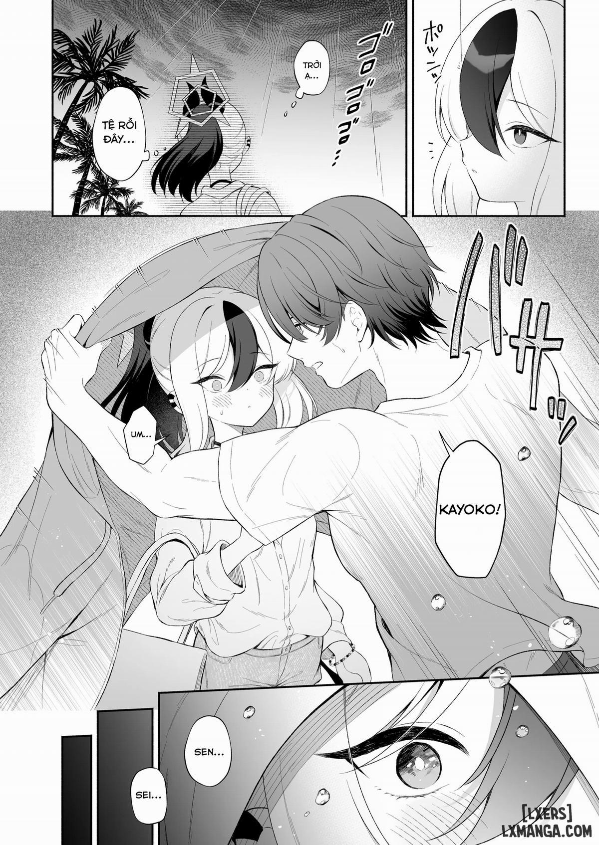 Cơn mưa, trạm xe và Kayoko ướt đẫm Oneshot trang 3