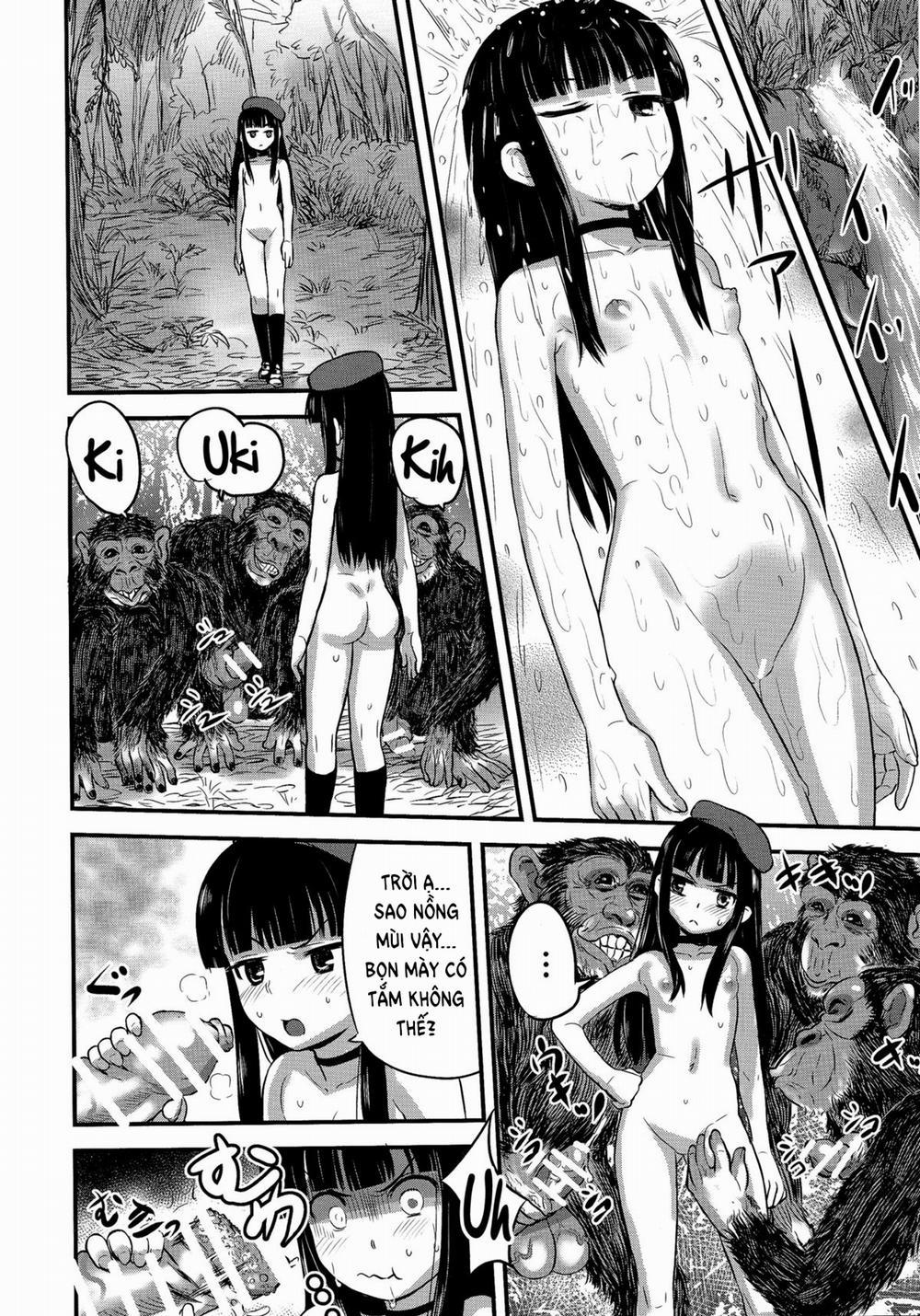 Công chúa khoả thân Honoka 2. Buổi triển lãm giao phối: Làm tình cùng với khỉ 1 trang 13