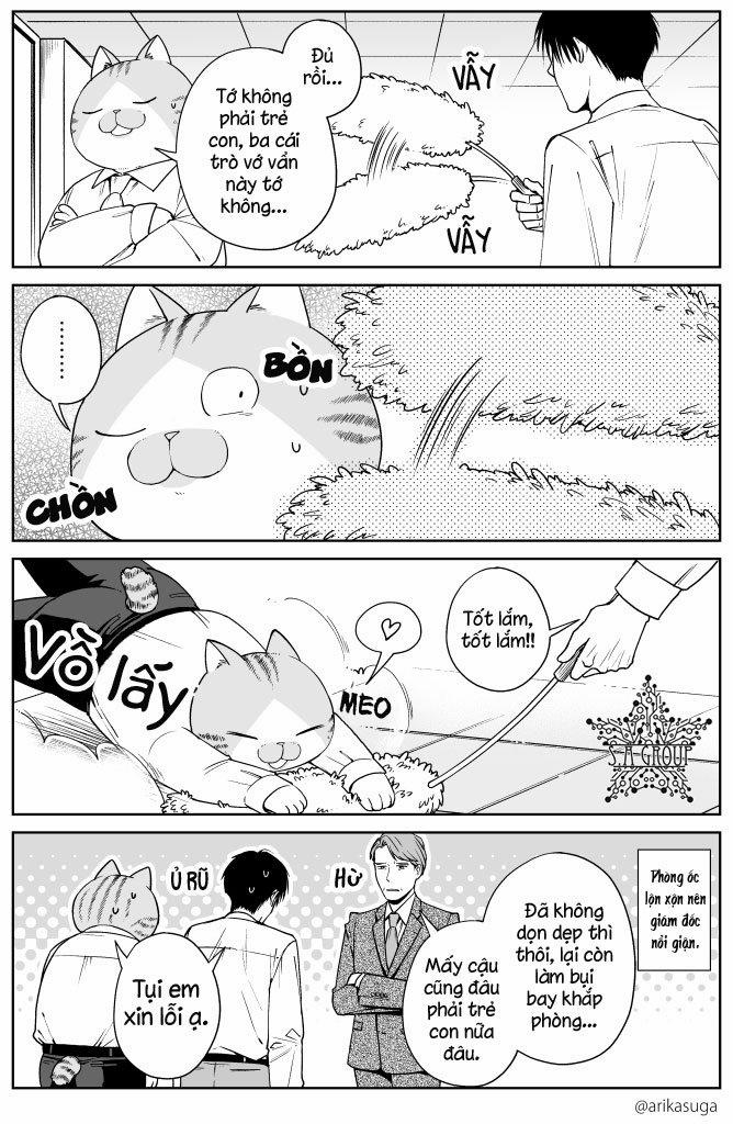 Công Ty Làm Việc Cùng Với Mèo -[Chap 1-2] 2 trang 11