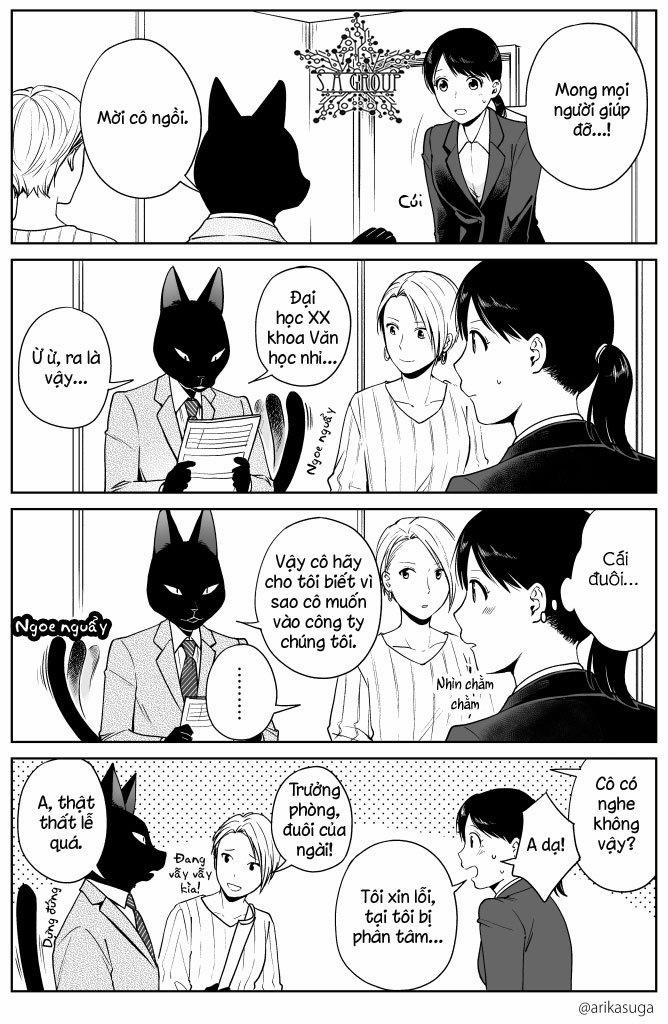 Công Ty Làm Việc Cùng Với Mèo -[Chap 1-2] 2 trang 13