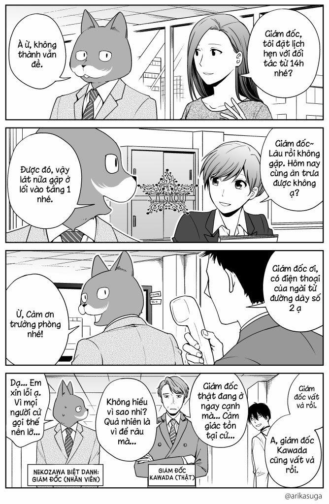 Công Ty Làm Việc Cùng Với Mèo -[Chap 1-2] 2 trang 4
