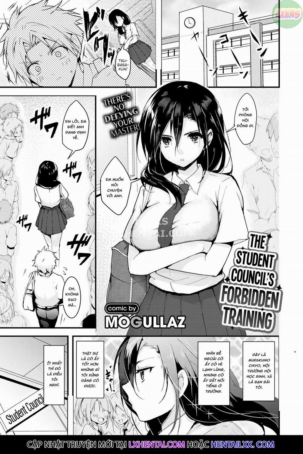 Cuộc huẩn luyện bí mật của Hội trưởng hội học sinh Oneshot trang 1