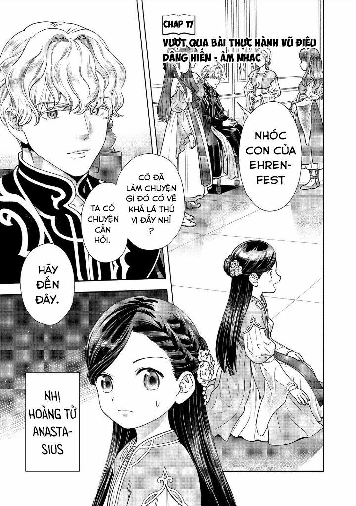 Cuộc Nổi Dậy Của Cô Gái Mọt Sách ~ Tôi Sẽ Làm Mọi Cách Để Trở Thành Thủ Thư 0 Vượt qua bài thực hành vũ điệu dâng hiến 0 Âm nhạc trang 1