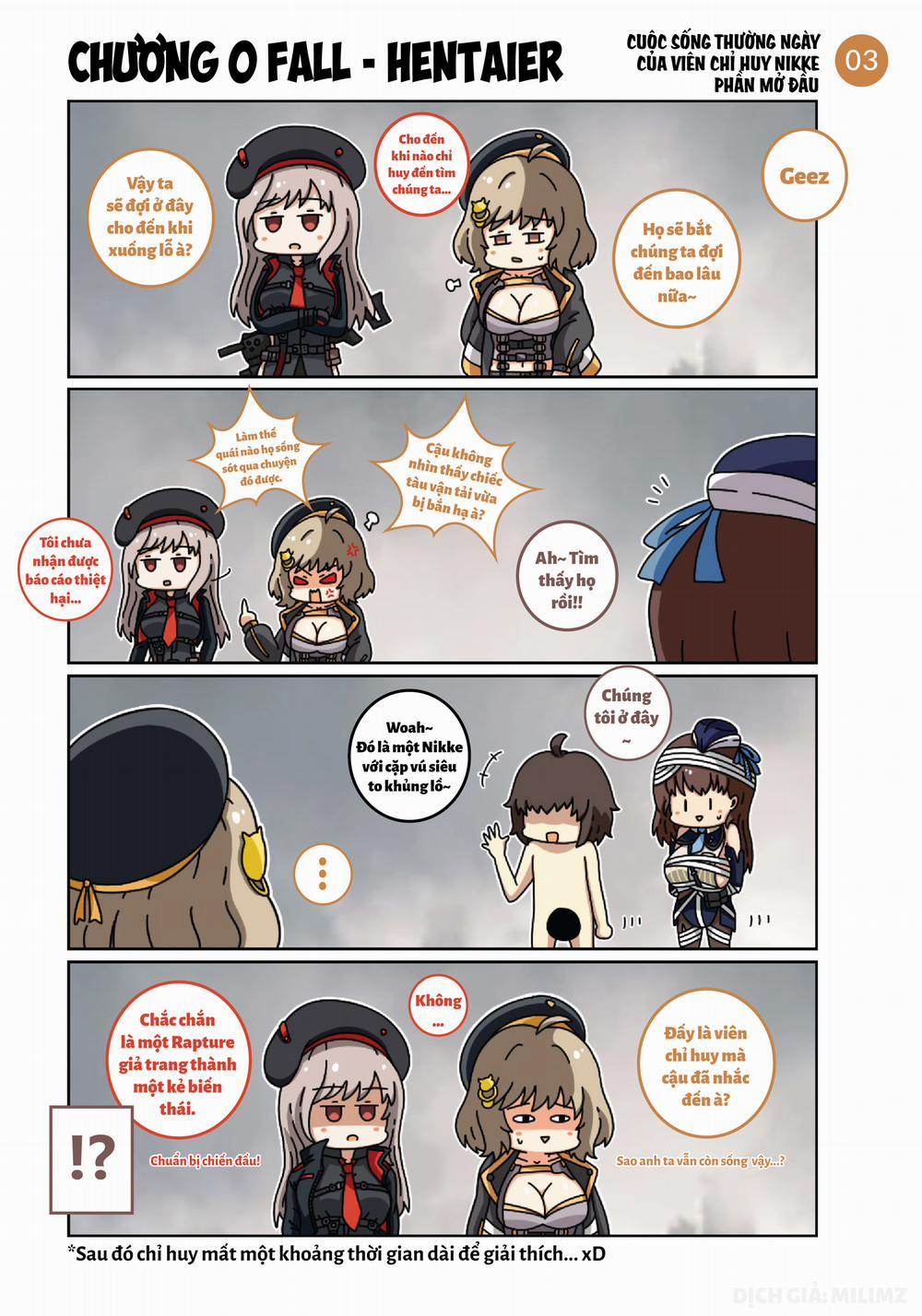 Cuộc sống thường ngày của Chỉ Huy Nikke Main story 0 Phần 1 trang 3