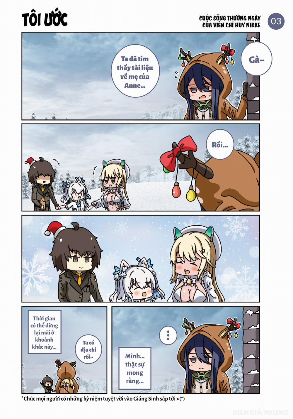 Cuộc sống thường ngày của Chỉ Huy Nikke Main story 0 Phần 1 trang 8